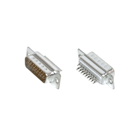 D-Sub Solder Connector - High-Density 15 Pin, Male